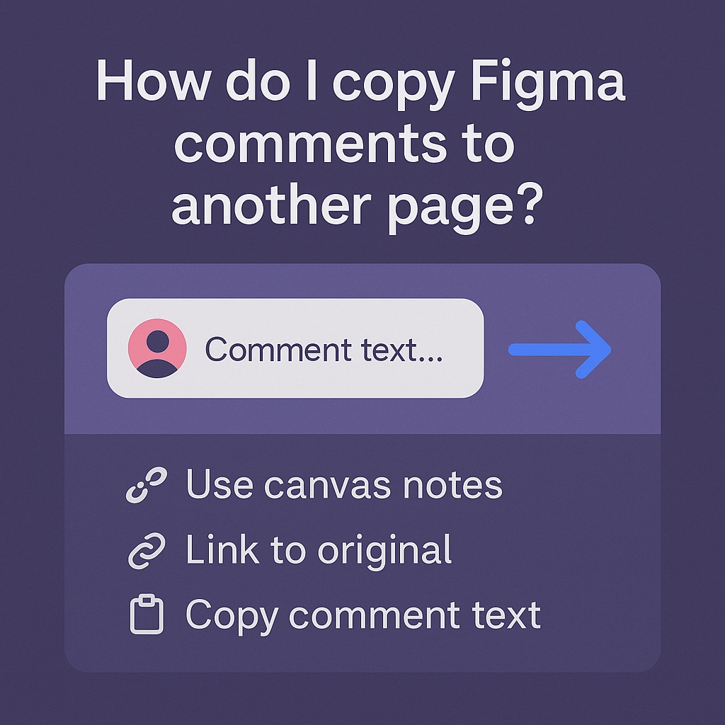 How Do I Copy Figma Comments to Another&nbsp;Page?