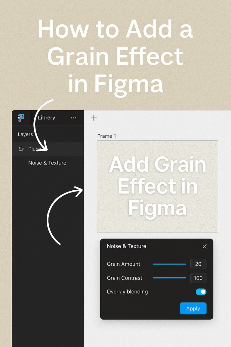 How to Add Grain Effect in Figma – Designilo