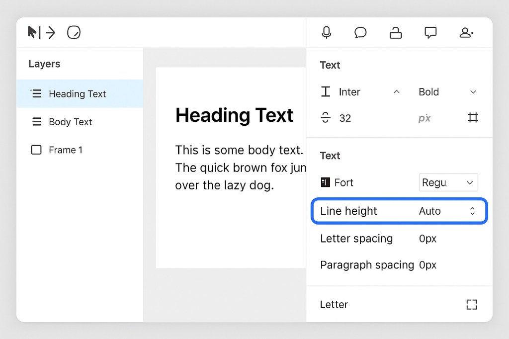 How to Change Line Spacing in Figma