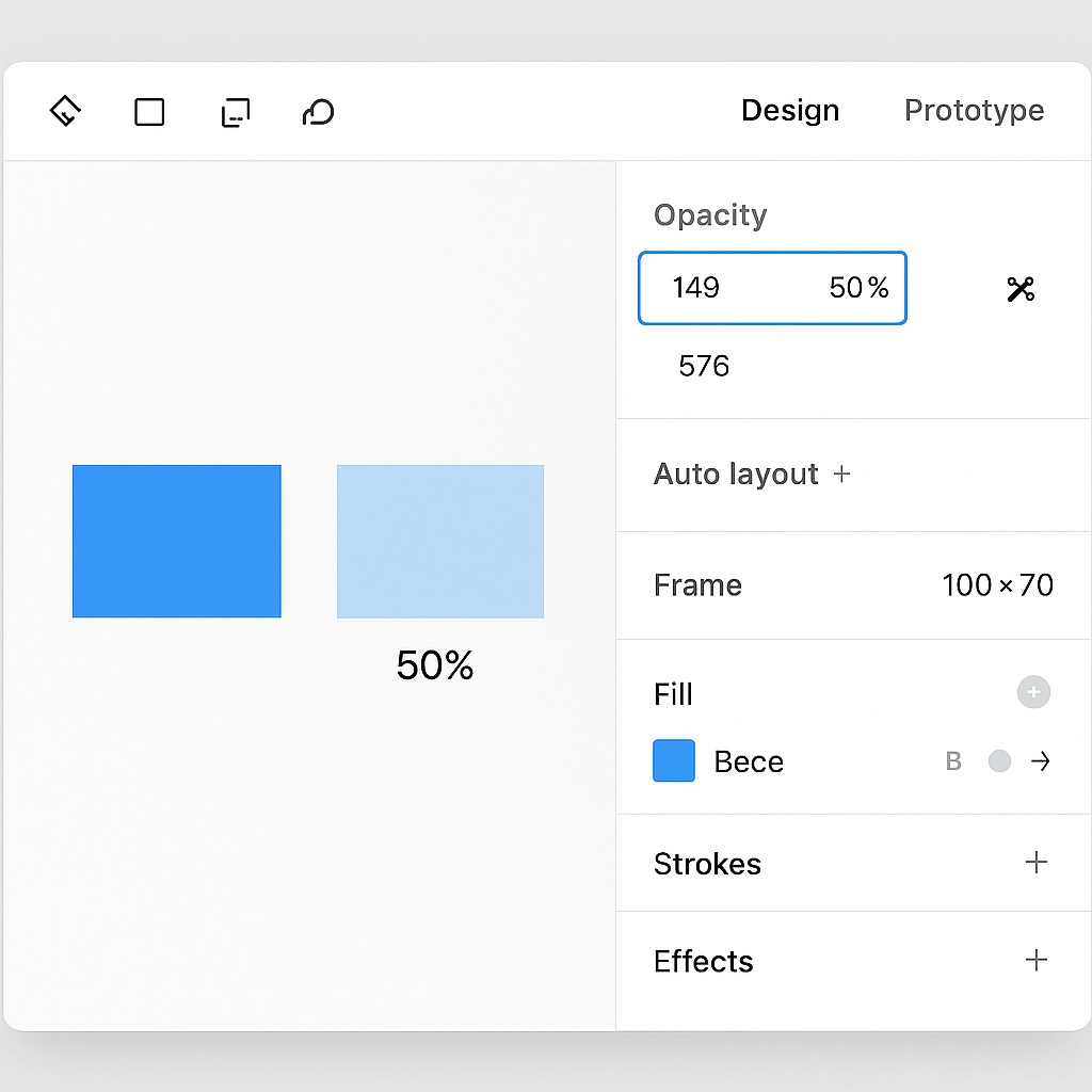 How to Change Opacity in&nbsp;Figma
