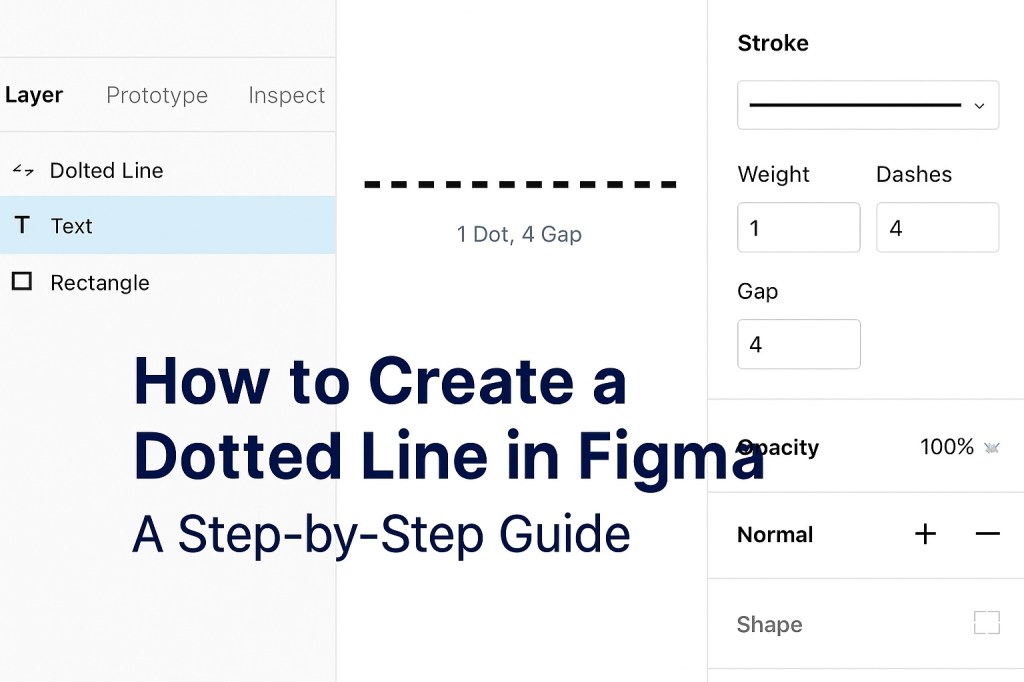 How to Create a Dotted Line in&nbsp;Figma
