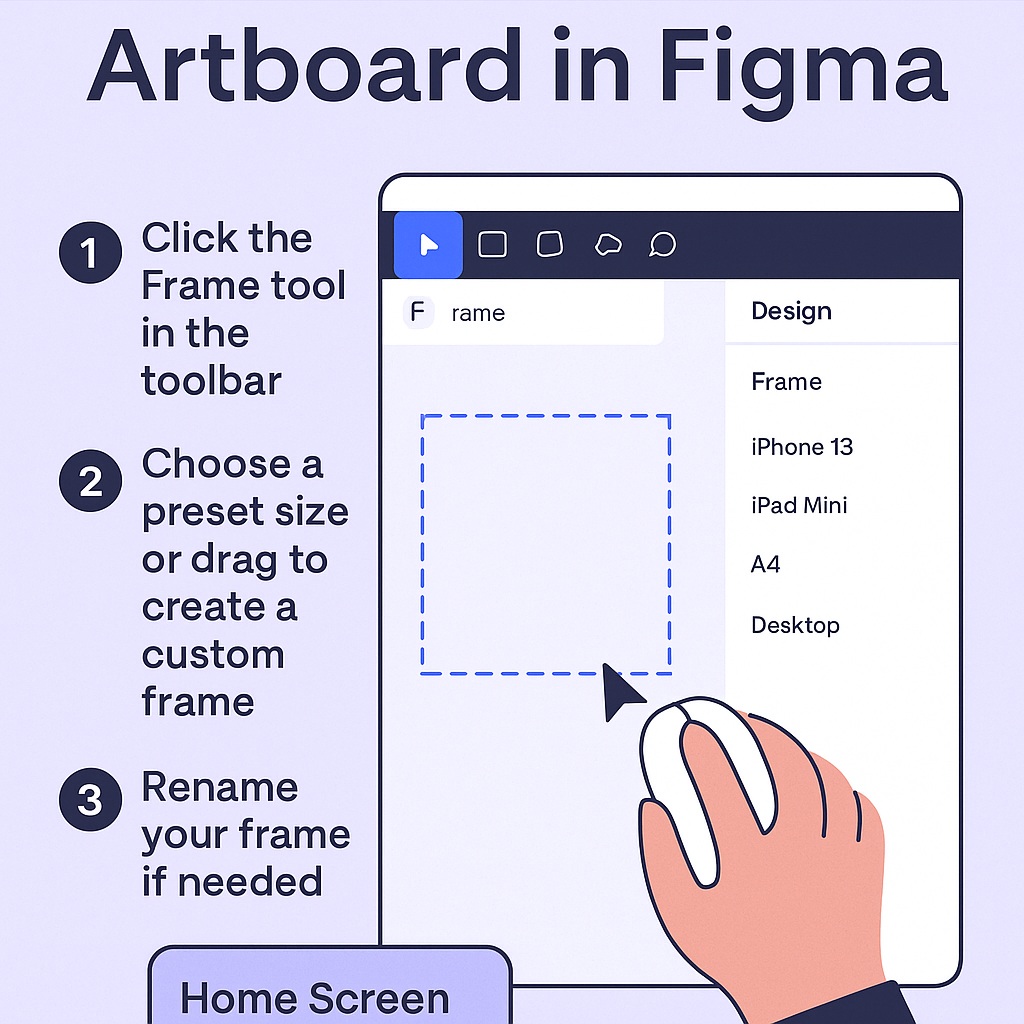 How to Create a New Artboard in Figma