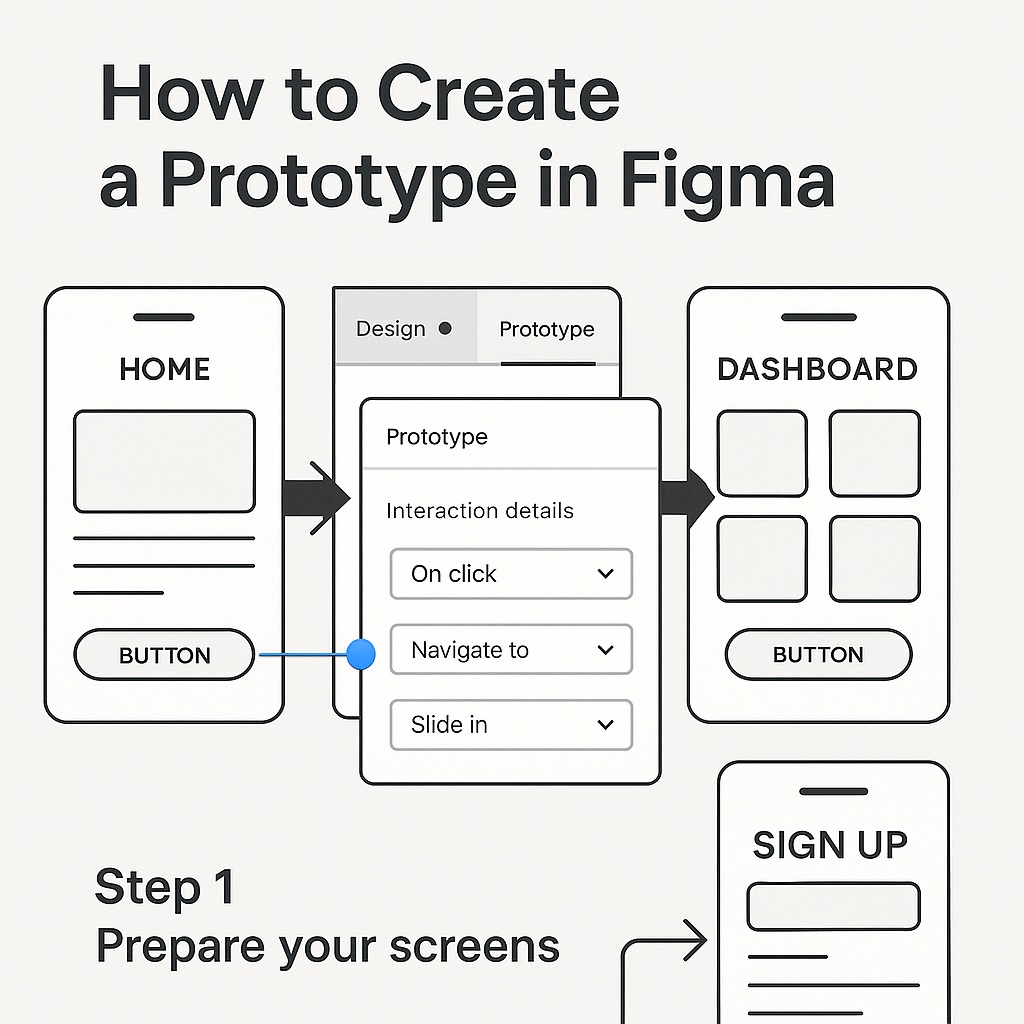How to Create a Prototype in Figma (From Static Screens to Interactive&nbsp;Flows)