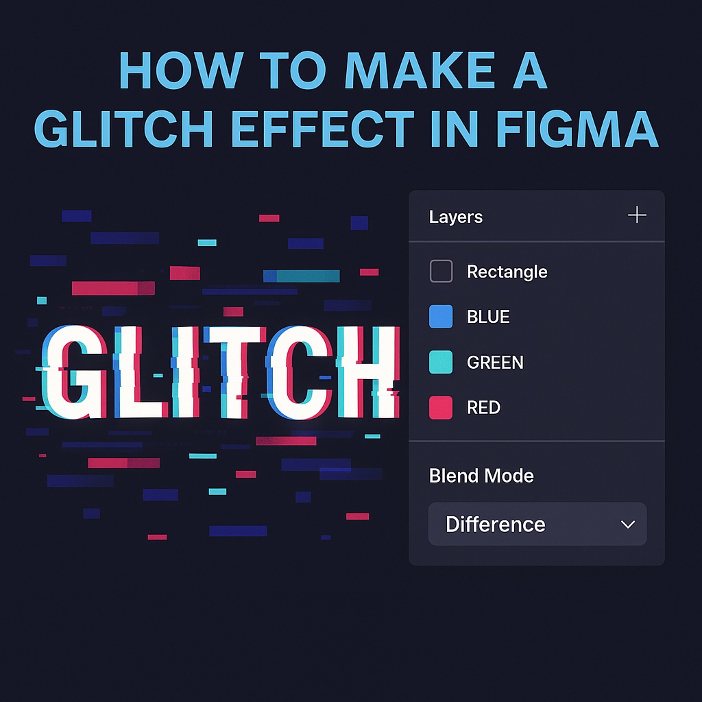 How to Make a Glitch Effect in Figma